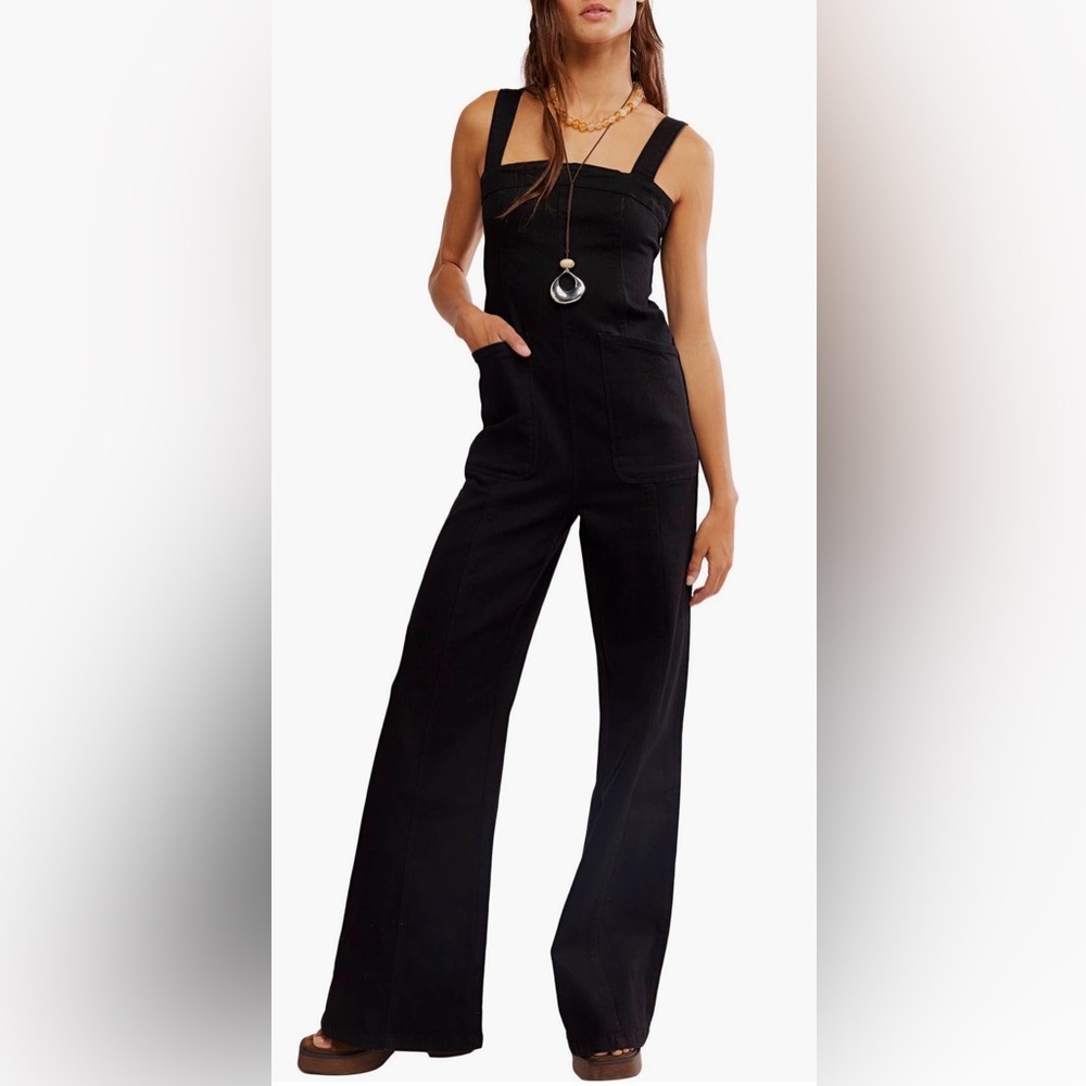 Subs Out Bootcut Jumpsuit NWOT black knight